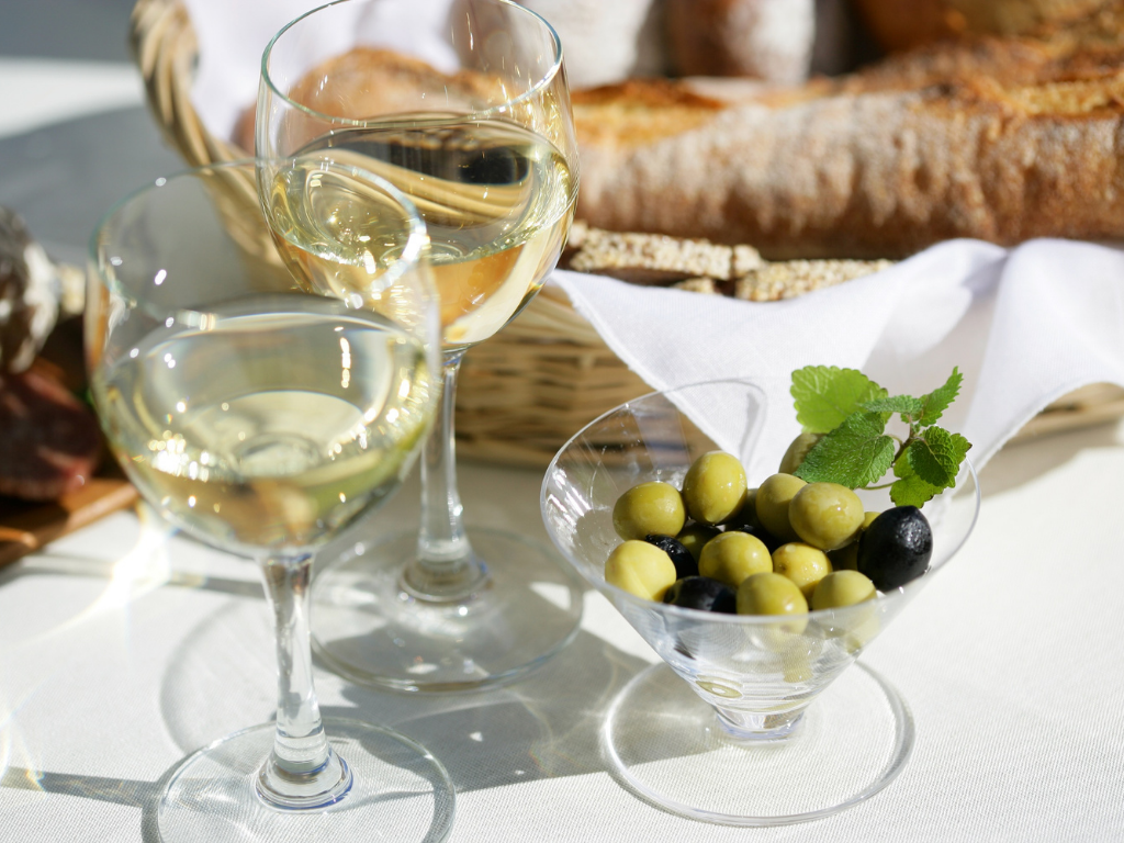 Vins blancs d'apéritif